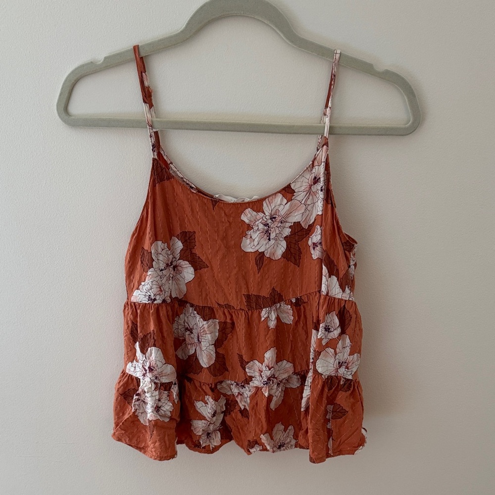 Lush Rust Floral Camisole